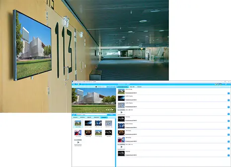 Elementi software managing CCIB signage