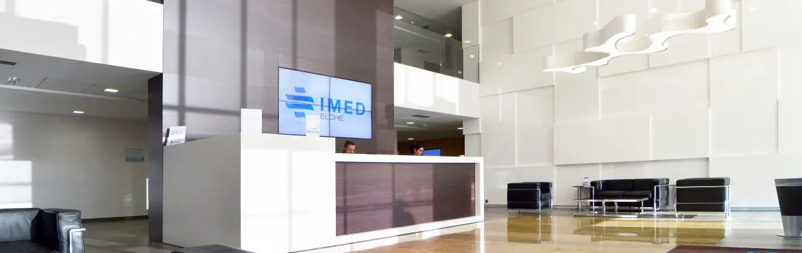 IMED hospital digital signage in Spain