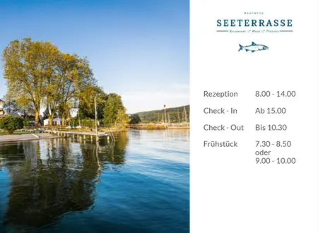 Seeterasse menu and partner content