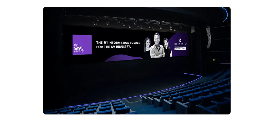 High-impact LED wall integrated into stage setting