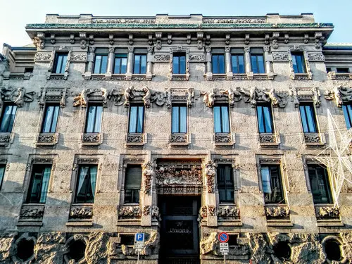 Palazzo Castiglioni building exterior, Milan